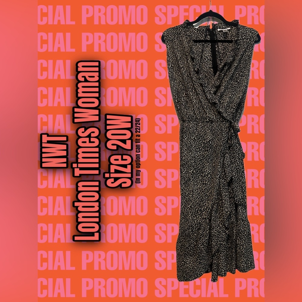 NWT Plus size Faux wrap dress size 20W